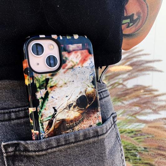 Desert Blues - Gothic Skull Phone Case (iPhone & Samsung)
