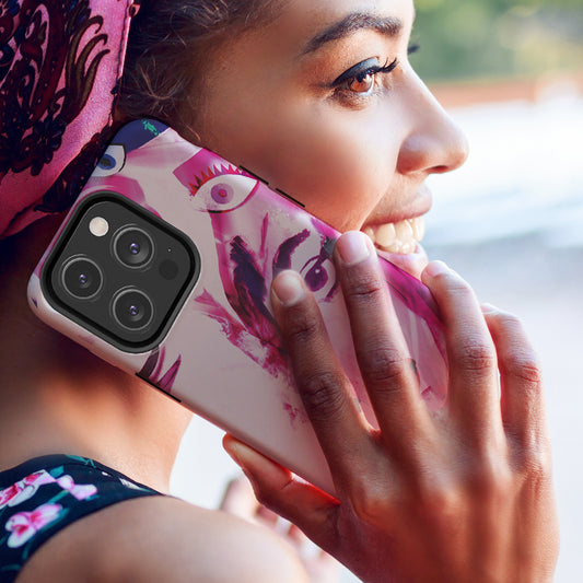 I See You – Surreal Eye Phone Case, Pop Art & Psychedelic Design