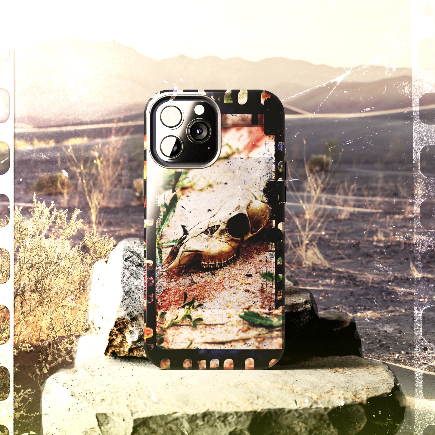 Desert Blues - Gothic Skull Phone Case (iPhone & Samsung)
