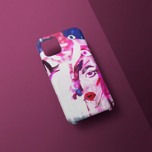 I See You – Surreal Eye Phone Case, Pop Art & Psychedelic Design